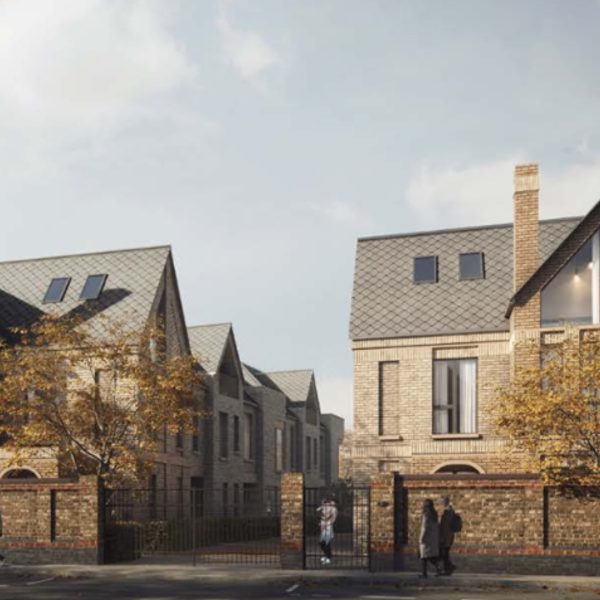 Photo of Golden Manor Mews development by Bruckland Developments in Hanwell, London.